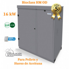 Calderas de Pellets BioClass HM 16 OD kW para Exterior DomusaTeknik