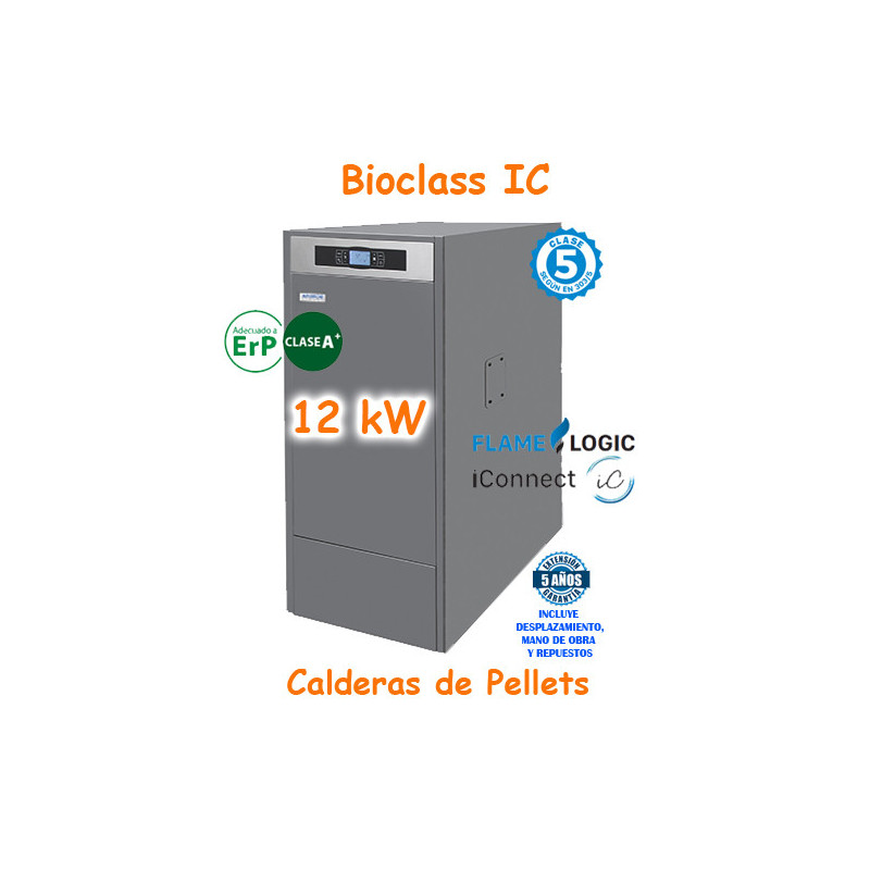 Calderas de Pellets BioClass IC 12 kW. Domusateknik TBIO000122