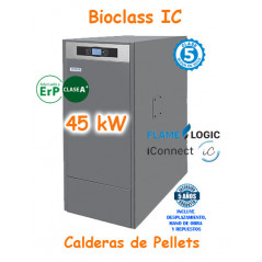 CalderaS BioClass IC 45 kW de Pellets conectividad WIFI DomusaTeknik