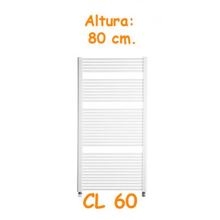 Radiadores Toalleros CL60 Blancos de 80 cm de altura. BaxiRoca